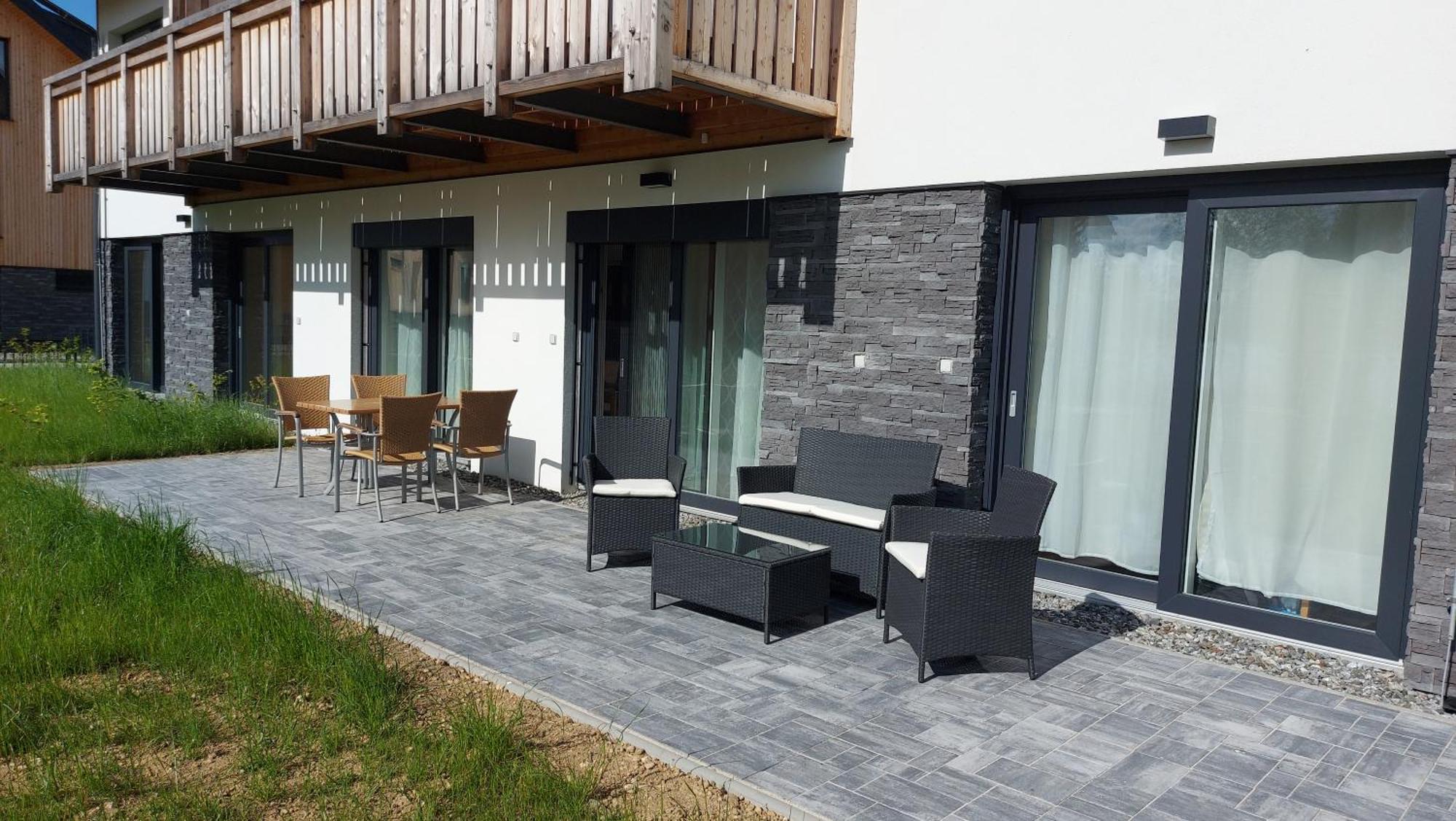 Lipno Apartments Bergmax, Ski Areal Lipno 16Min Dojezd - Resort Male Lipno S Terasou A Zahradkou, Parking Free Cerna v Posumavi Luaran gambar